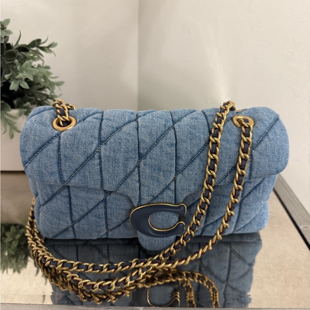 Coach Tabby 26 Denim Shoulder Bag